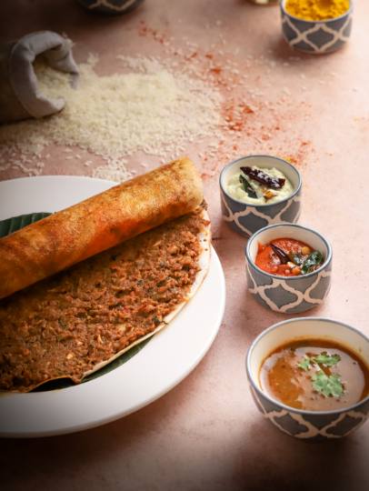 Kheema Dosa